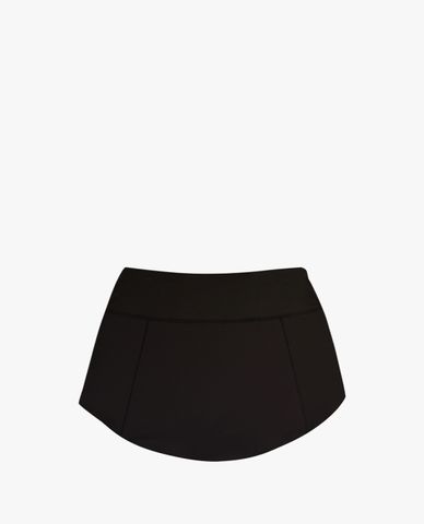  SKECHERS - Quần shorts chạy bộ nữ lưng thun phối logo thời trang 