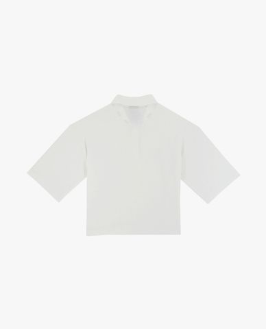  SKECHERS - Áo polo nữ cổ bẻ tay ngắn phom croptop Athletics 