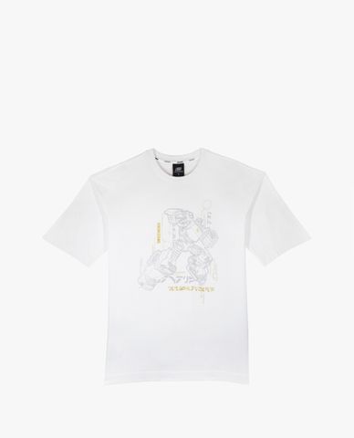  SKECHERS - Áo thun unisex cổ tròn tay ngắn Transformer 