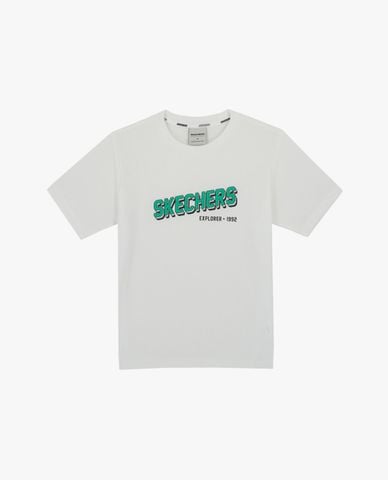  SKECHERS - Áo thun bé trai cổ tròn tay ngắn Adventure 