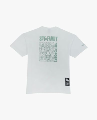  SKECHERS - Áo thun unisex cổ tròn tay ngắn Spy x Family 