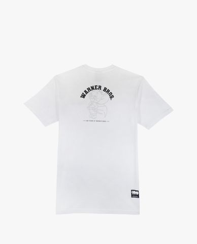  SKECHERS - Áo thun unisex cổ tròn tay ngắn hiện đại 