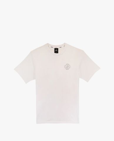  SKECHERS - Áo thun unisex cổ tròn tay ngắn in hình thời trang 