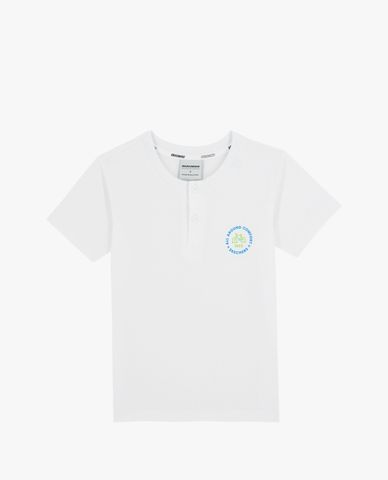  SKECHERS - Áo thun bé trai cổ tròn tay ngắn Bicycle Touring 