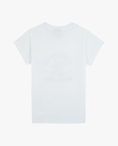  SKECHERS - Áo thun bé gái cổ tròn tay ngắn họa tiết Bicycle Touring 