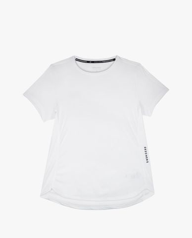  SKECHERS - Áo thun thể thao nữ cổ tròn tay ngắn Training 