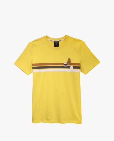  SKECHERS - Áo thun tay ngắn phom suông Unisex We Bare Bears 