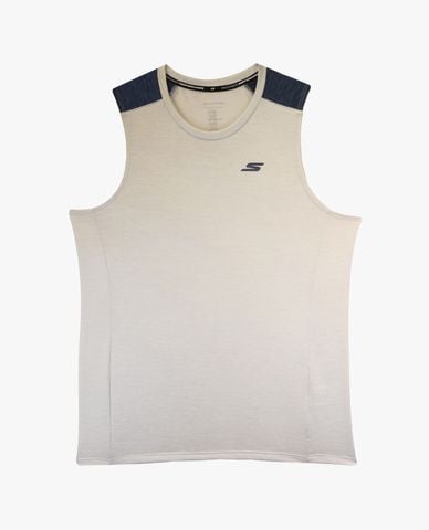  SKECHERS - Áo ba lỗ thể thao nam phom suông thời trang 