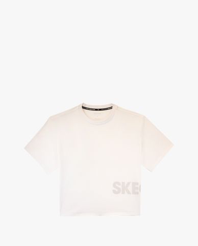  SKECHERS - Áo croptop nữ tay ngắn cổ tròn hiện đại 