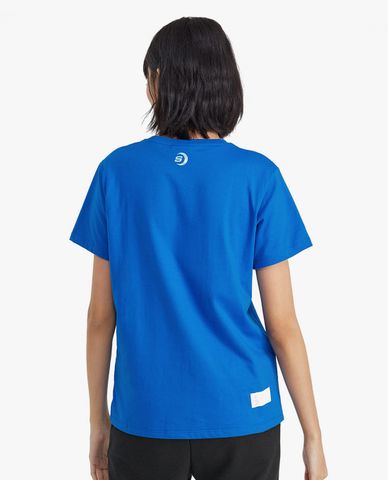  SKECHERS - Áo thun nữ phom suông ngắn tay Sailor Moon 