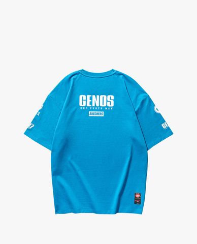  SKECHERS - Áo thun ngắn tay phom suông One Punch Man 