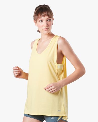  SKECHERS - Áo ba lỗ thể thao nữ phom suông Running 