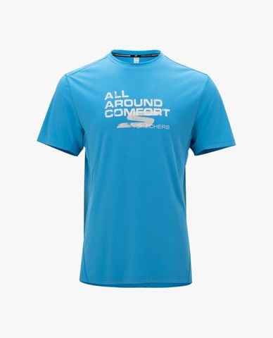  SKECHERS - Áo thun nam cổ tròn tay ngắn Performance 