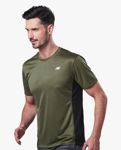  SKECHERS - Áo thun thể thao nam tay ngắn năng động 