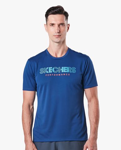  SKECHERS - Áo thun thể thao nam tay ngắn phong cách 