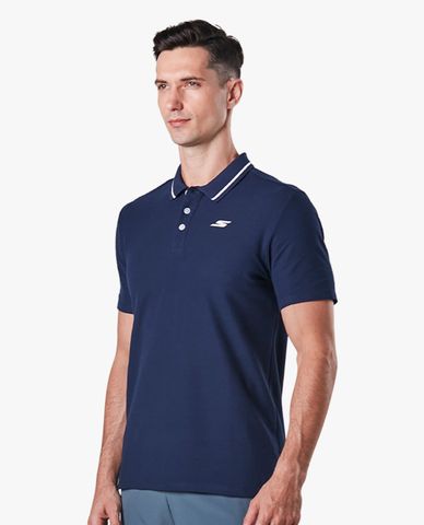  SKECHERS - Áo polo nam tay ngắn hiện đại 