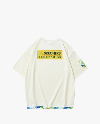  SKECHERS - Áo thun nam tay ngắn thời trang 
