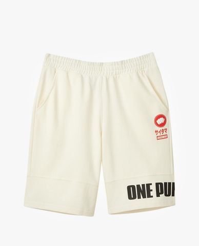  SKECHERS - Quần short tập luyện unisex lưng thun One Punch Man 