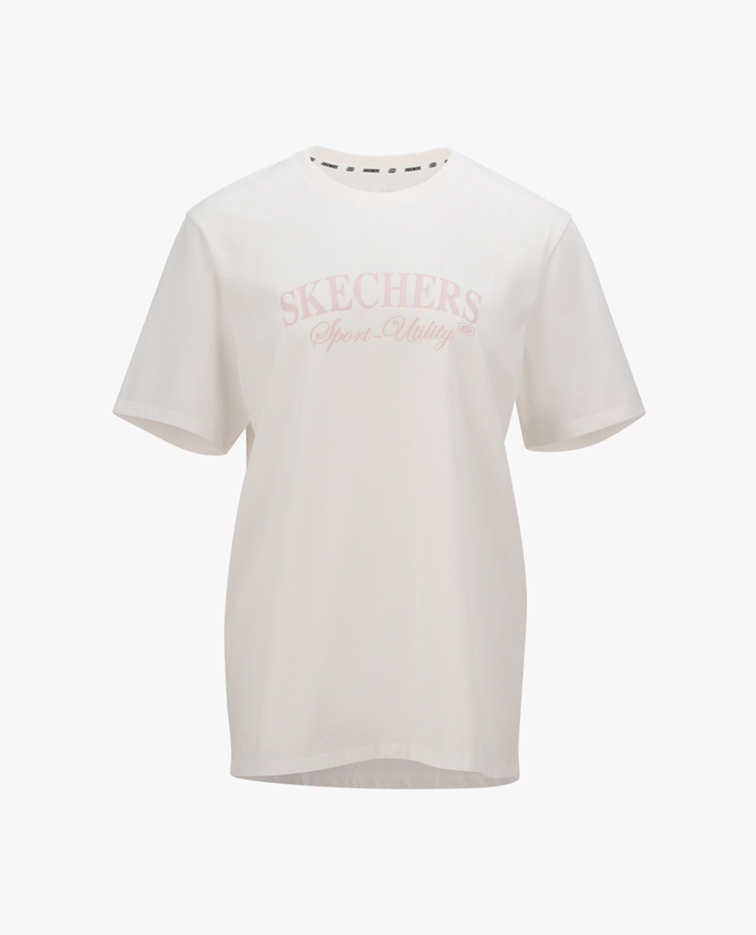 SKECHERS - Áo thun nữ cổ tròn tay ngắn Academia Iconic