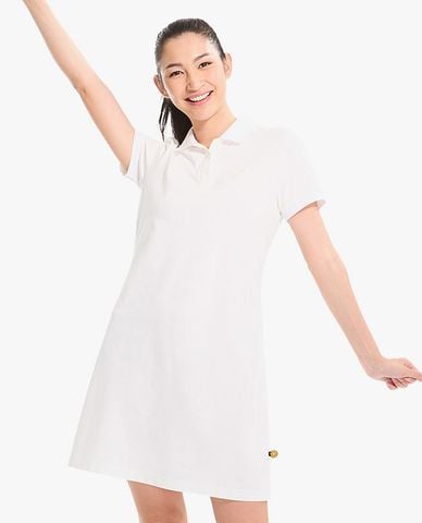  SKECHERS - Đầm polo mini tay ngắn Academia Iconic 