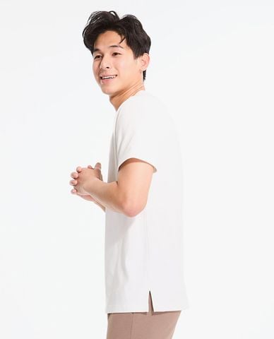  SKECHERS - Áo thun nam cổ tròn tay ngắn Iconic 