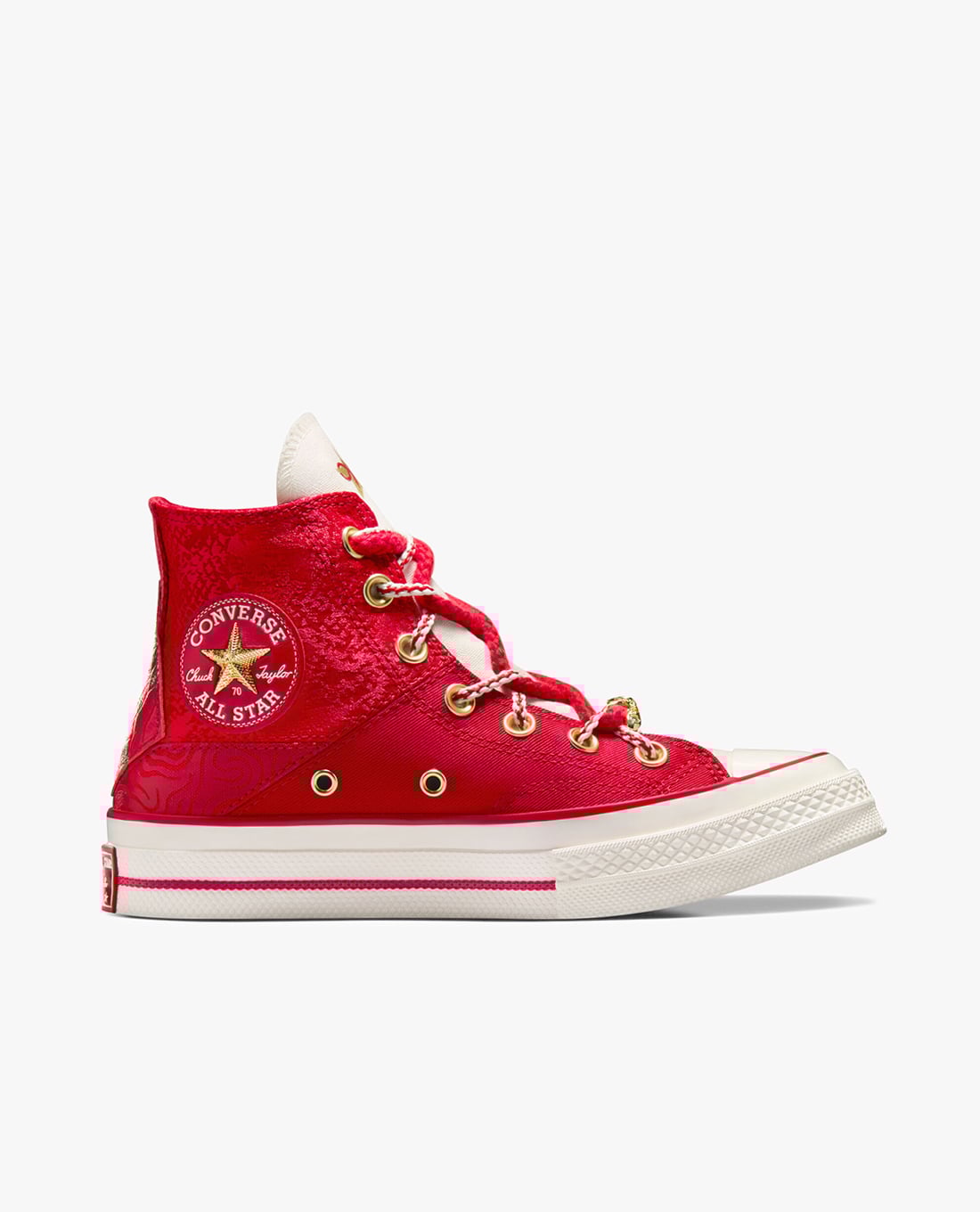 CONVERSE - Giày sneakers unisex cổ cao Chuck 70 Lunar New Year