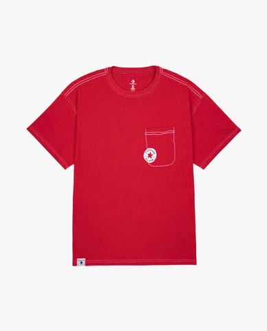  CONVERSE - Áo thun nam cổ tròn tay ngắn Sketch 