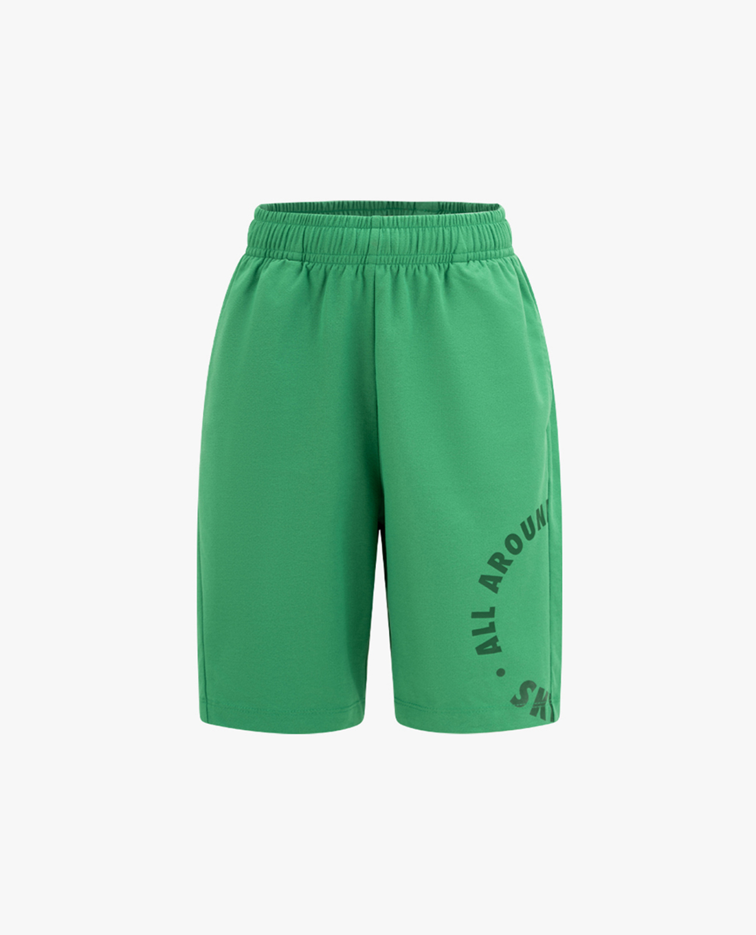 SKECHERS - Quần short bé trai ống rộng lưng thun