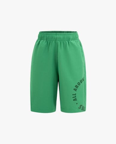  SKECHERS - Quần short bé trai ống rộng lưng thun 
