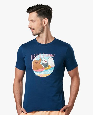  SKECHERS - Áo thun tay ngắn năng động We Bare Bears 