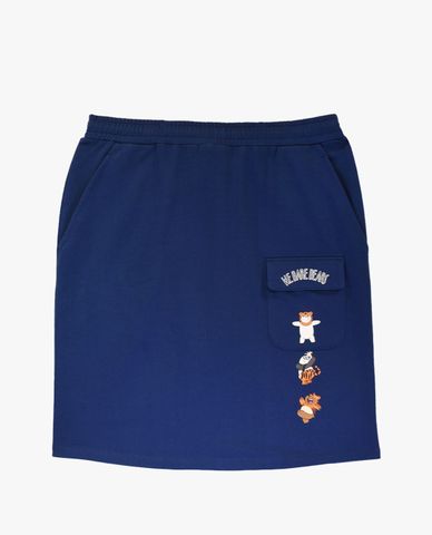  SKECHERS - Chân váy thể thao mini lưng thun We Bare Bears 