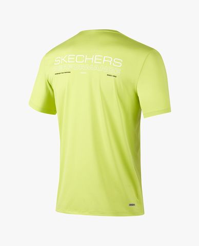  SKECHERS - Áo thun nam cổ tròn tay ngắn trẻ trung 