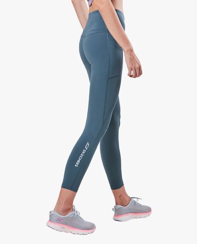  SKECHERS - Quần legging thể thao nữ phối logo thời trang 