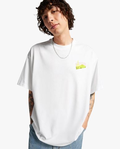  CONVERSE - Áo thun nam cổ tròn tay ngắn Mountain Remix Graphic 