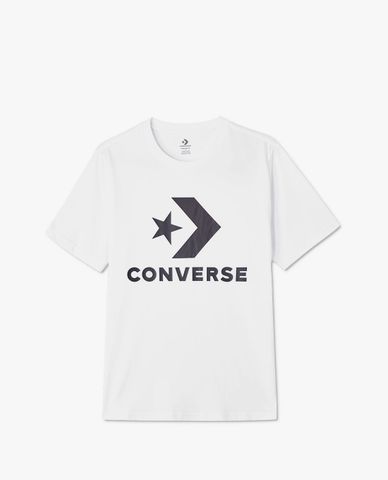  CONVERSE - Áo thun unisex cổ tròn tay ngắn Large Logo Star Chevron 