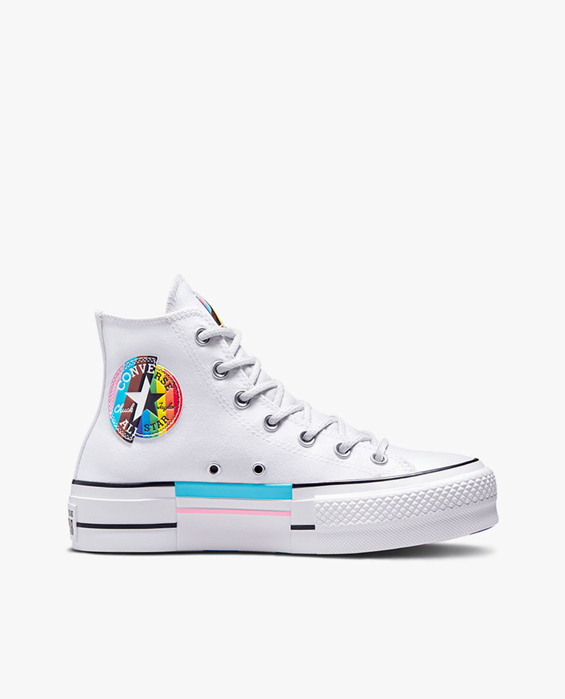 CONVERSE - Giày sneakers unisex cổ cao Chuck Taylor All Star Lift