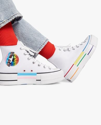  CONVERSE - Giày sneakers unisex cổ cao Chuck Taylor All Star Lift 