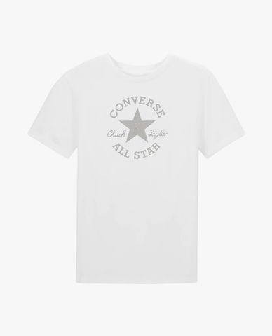  CONVERSE - Áo thun nữ cổ tròn tay ngắn Chuck Patch Glitter 