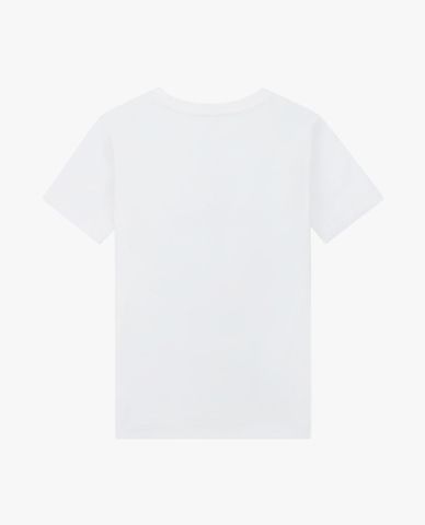  CONVERSE - Áo thun unisex cổ tròn tay ngắn phối logo 