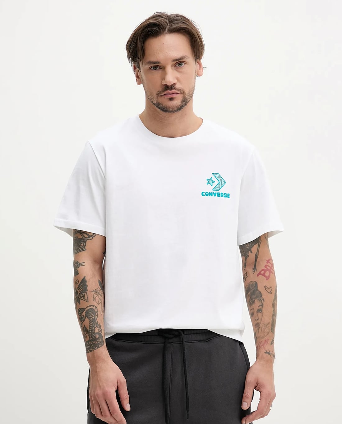 CONVERSE - Áo thun nam cổ tròn tay ngắn Nature Center