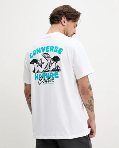  CONVERSE - Áo thun nam cổ tròn tay ngắn Nature Center 