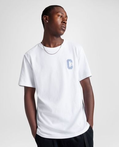  CONVERSE - Áo thun nam cổ tròn tay ngắn Retro Chuck Graphic 