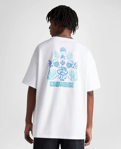 CONVERSE - Áo thun nam cổ tròn tay ngắn Under The Sea 