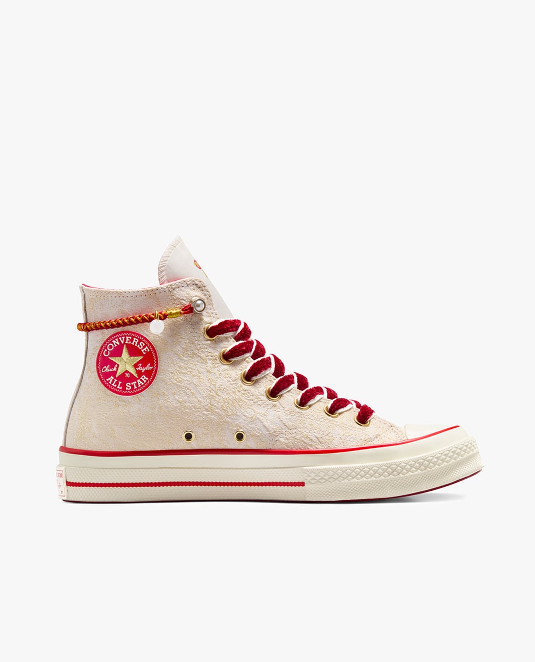CONVERSE - Giày sneakers unisex cổ cao Chuck 70 Lunar New Year