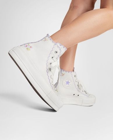  CONVERSE - Giày sneakers nữ cổ cao Chuck Taylor All Star Lift 