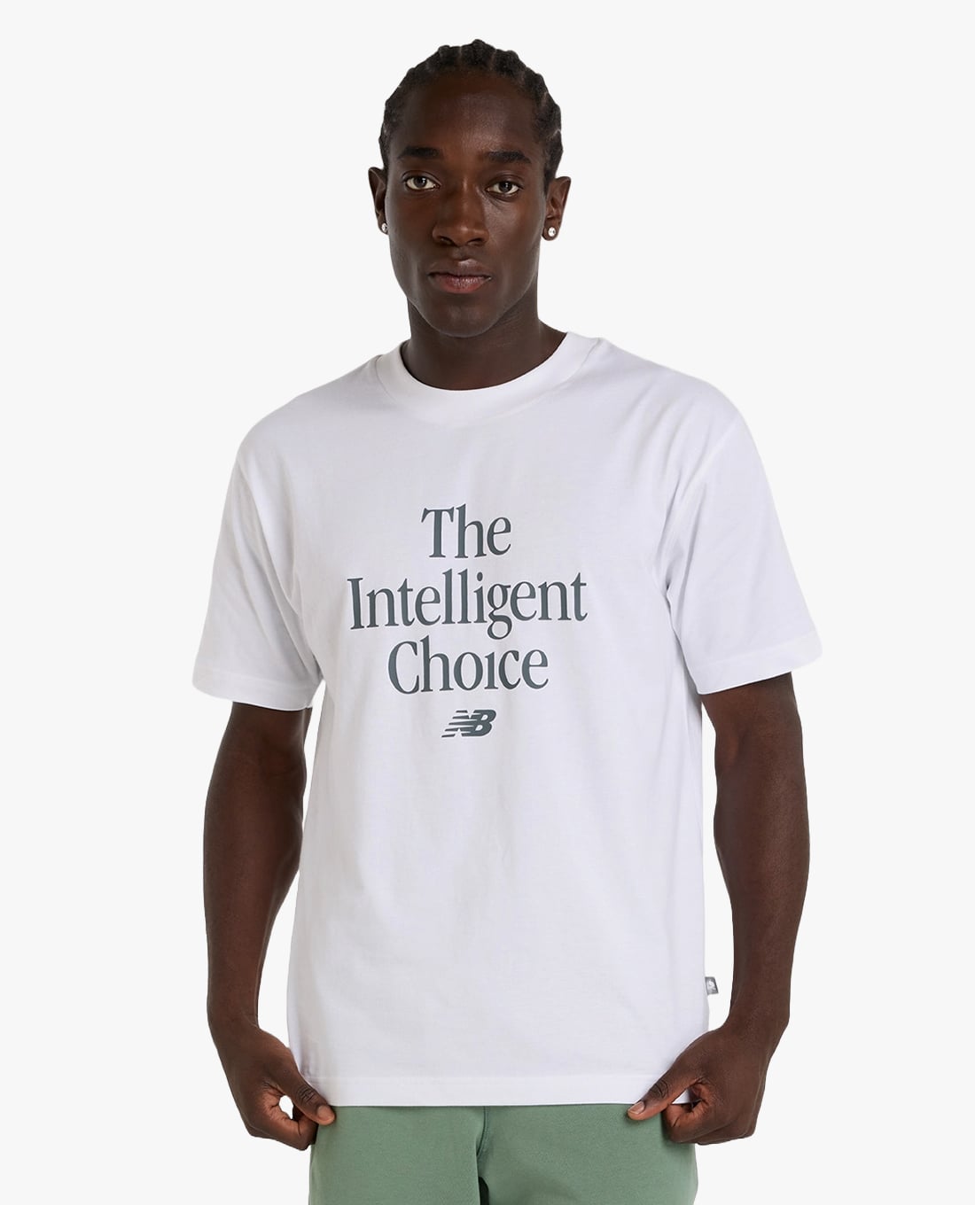 NEW BALANCE - Áo thun nam cổ tròn tay ngắn Intelligent Choice Relaxed