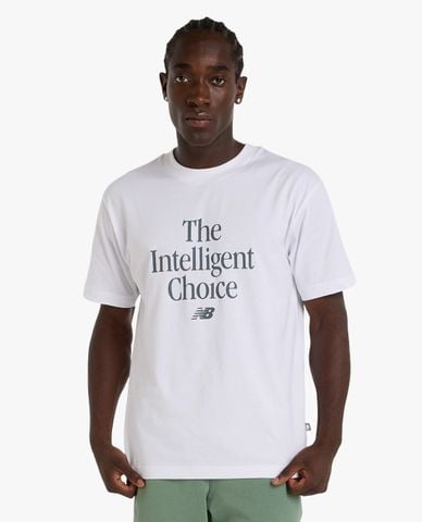  NEW BALANCE - Áo thun nam cổ tròn tay ngắn Intelligent Choice Relaxed 