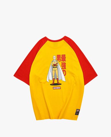  SKECHERS - Áo thun ngắn tay phom suông One Punch Man 