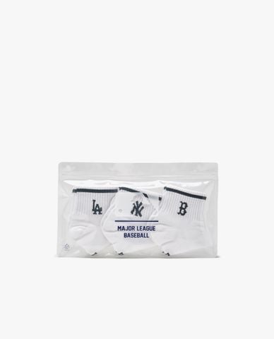  MLB - Set 3 vớ unisex cổ thấp thời trang 