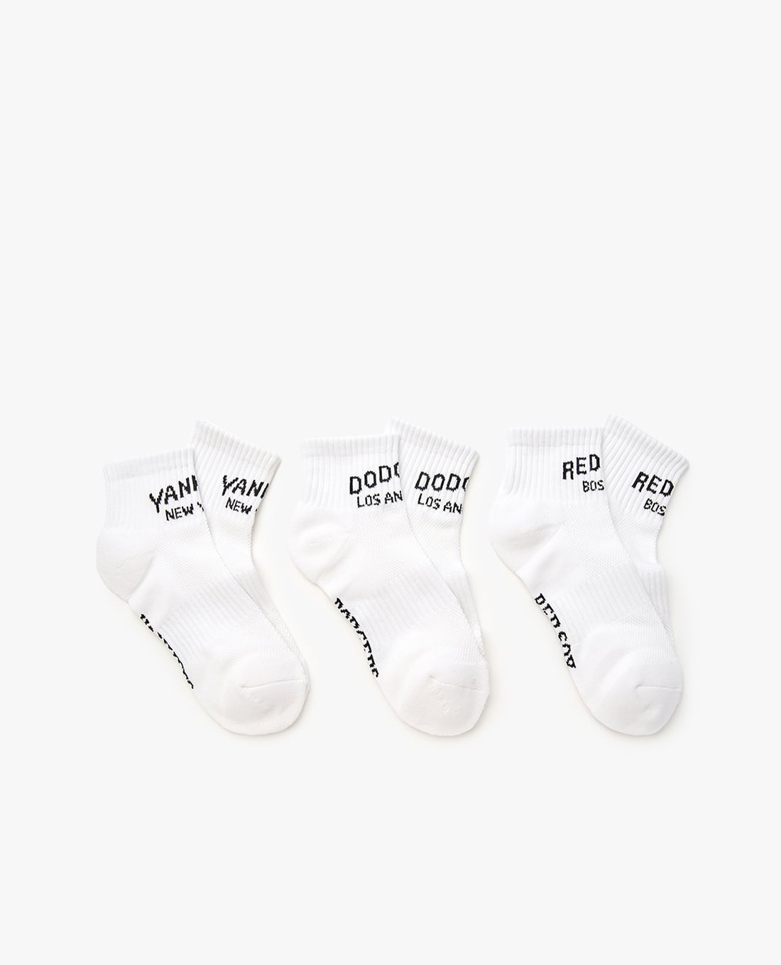 MLB - Set 3 vớ unisex cổ thấp Sportive Varsity